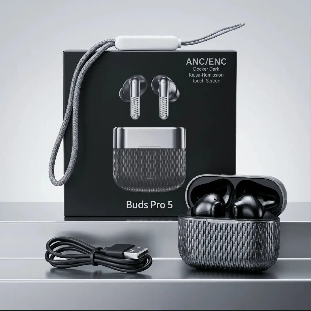 Buds Pro 5 Wireless Earbuds with ANC/ENC & Touch Control