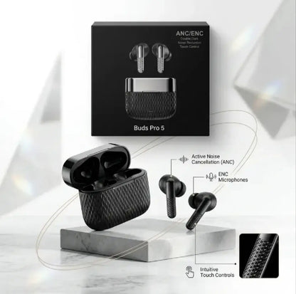 Buds Pro 5 Wireless Earbuds with ANC/ENC & Touch Control