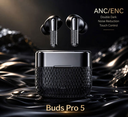 Buds Pro 5 Wireless Earbuds with ANC/ENC & Touch Control