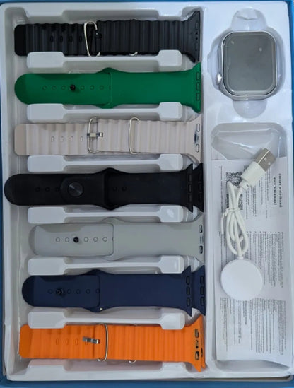Series 11 7-in-1 Smart Watch – 7 Interchangeable Straps with Wireless Charger