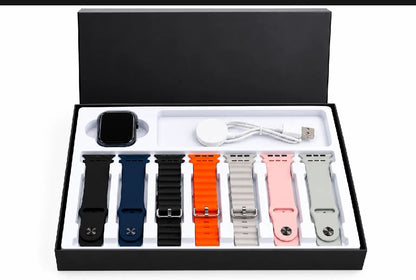 Series 11 7-in-1 Smart Watch – 7 Interchangeable Straps with Wireless Charger