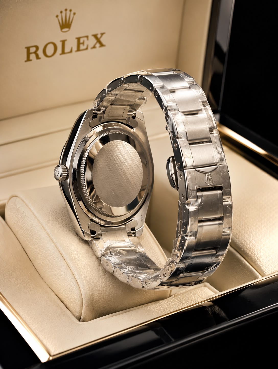 Rolex Datejust Style Luxury Men's Watch – Silver Stainless Steel Bracelet with Date Display