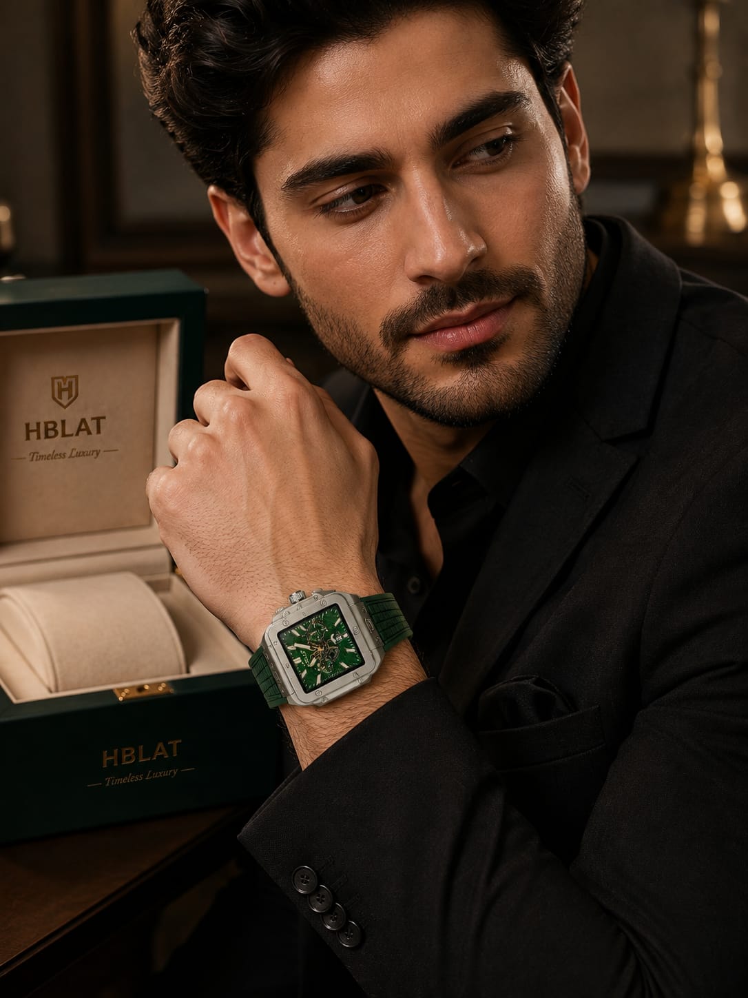 HBLAT GreenLuxury Watch