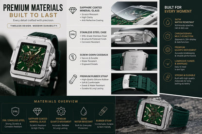 HBLAT GreenLuxury Watch