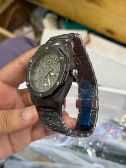 Hublot Style Luxury Chronograph Men's Watch