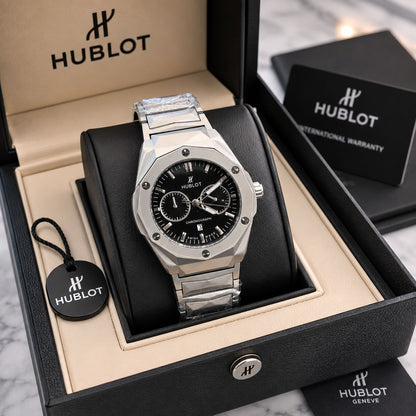 Hublot Style Luxury Chronograph Men's Watch