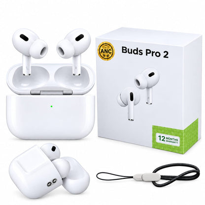 Buds Pro 2 – Wireless Earbuds with ANC & Magnetic Charging Case
