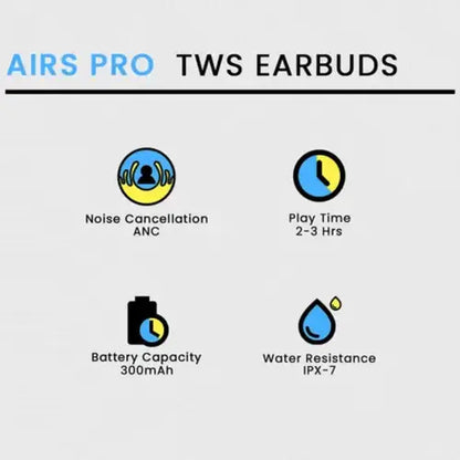 Wireless Bluetooth Earbuds with Charging Case – Hi-Fi Stereo Sound, Touch Control, Comfortable Fit